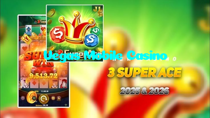 Vegas Mobile Casino casino presented on mobile device in Pakistan with slots and live games